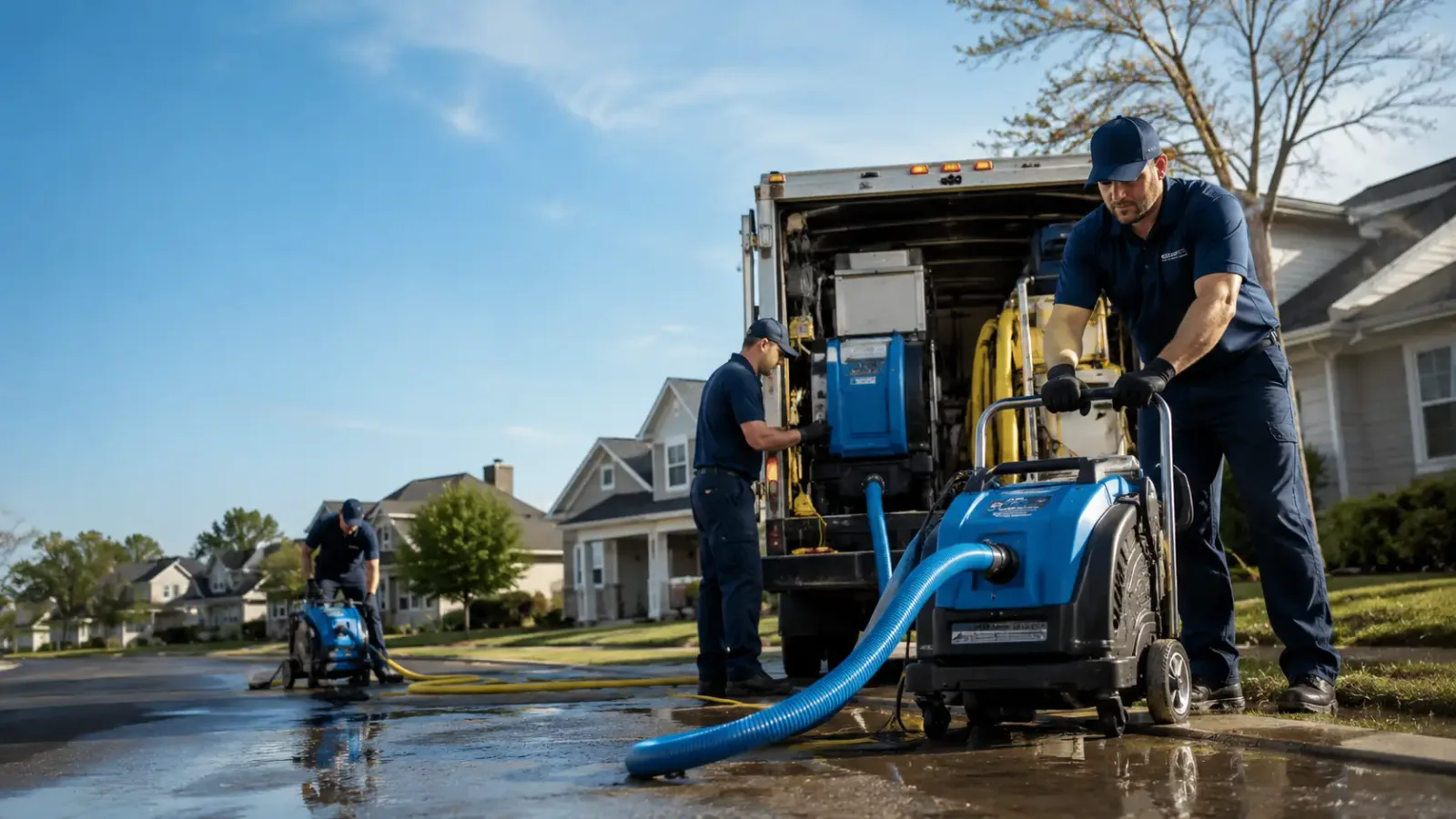 Flood Damage Cleanup in Lamont, MI